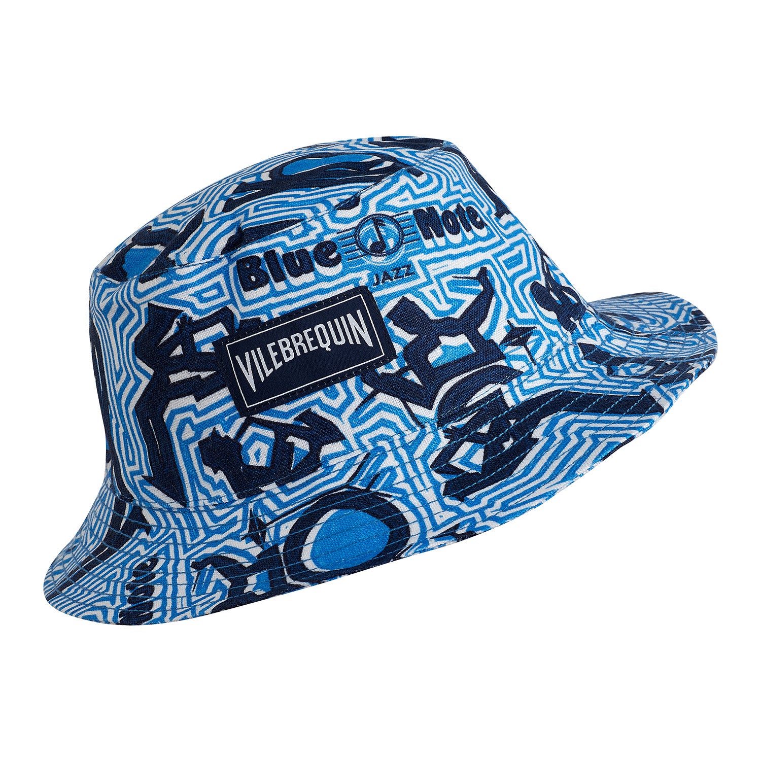 Vilebrequin x Blue Note Printed Linen Beny Bucket Hat