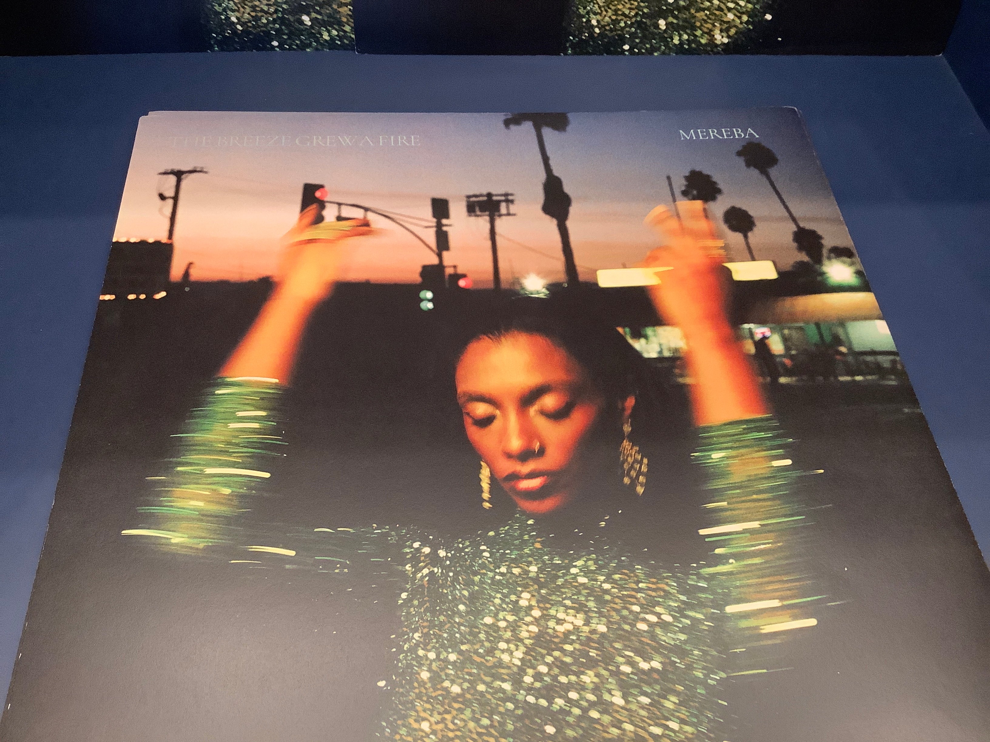 MEREBA - THE BREEZE GREW A FIRE ALBUM POSTER