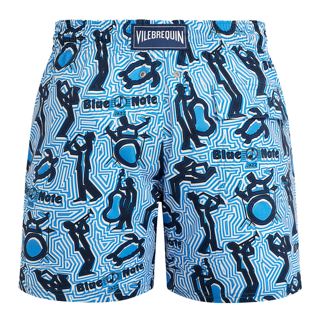 Vilebrequin x Blue Note Printed Stretch Moorise Swim Trunk