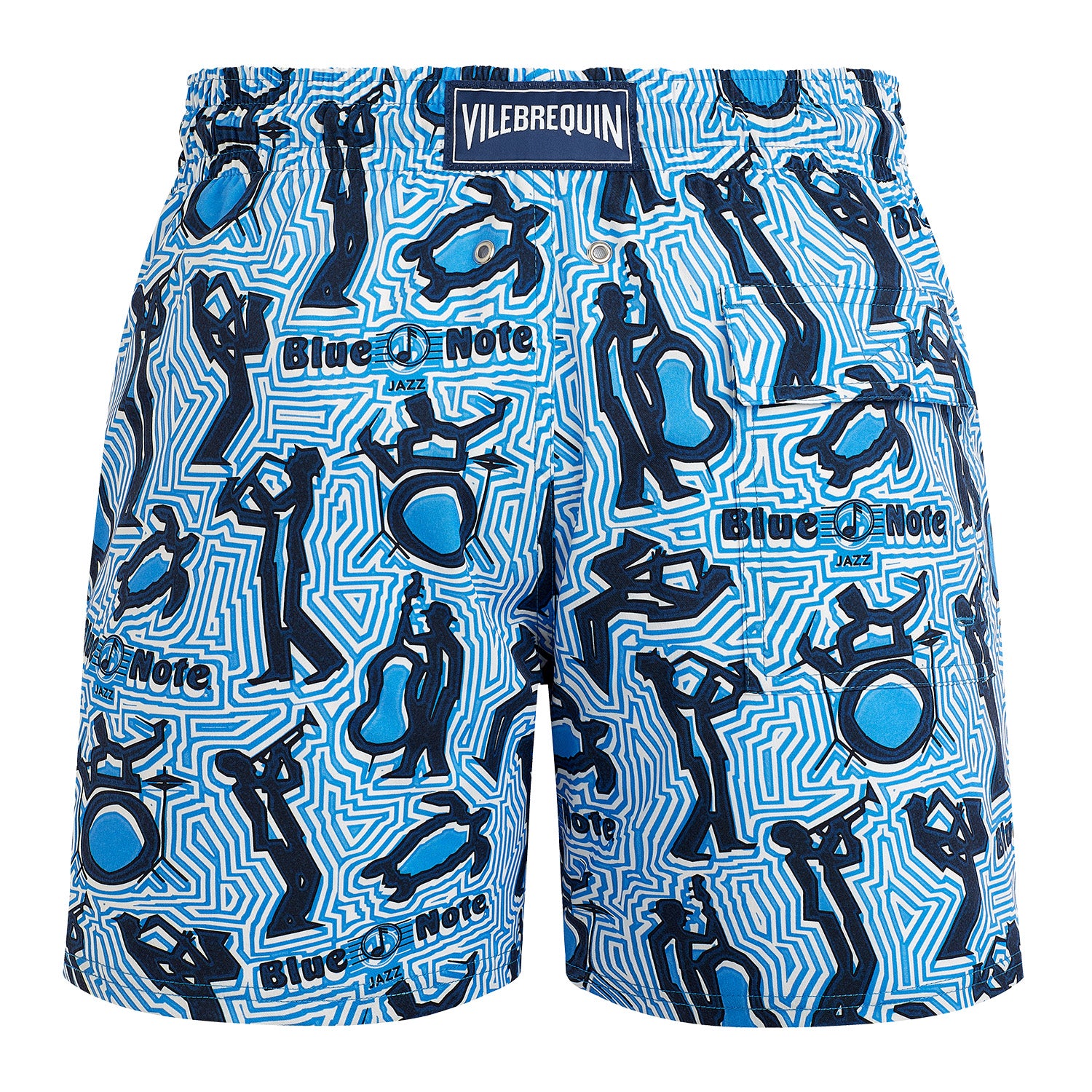 Vilebrequin x Blue Note Printed Stretch Moorise Swim Trunk