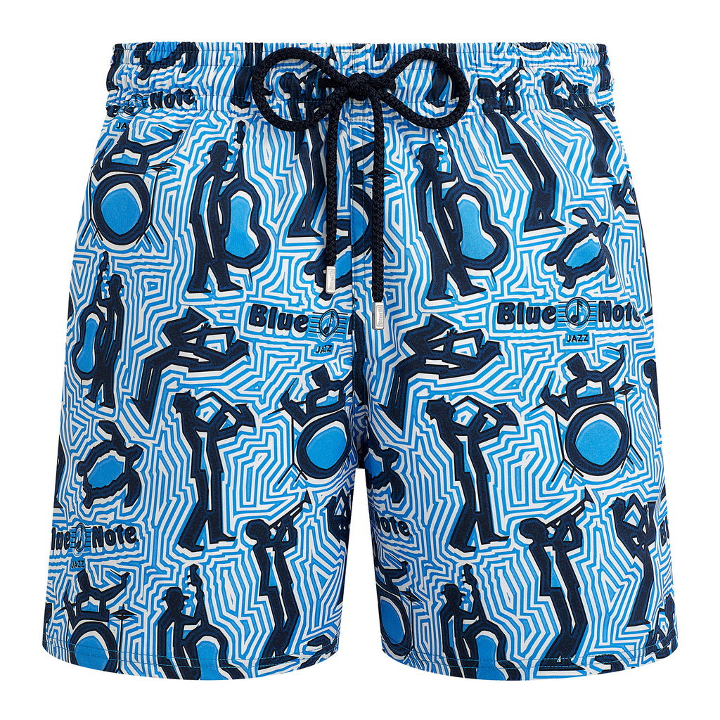 Vilebrequin x Blue Note Printed Stretch Moorise Swim Trunk
