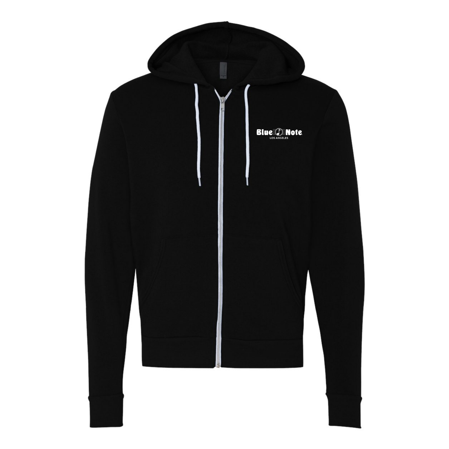 Blue Note LA Embroidered Zip Up Sweatshirt