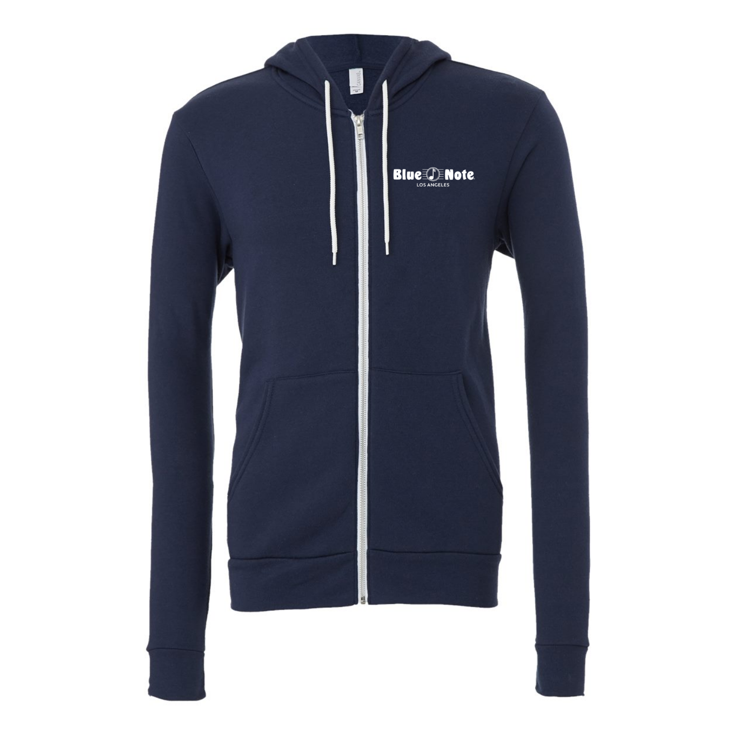 Blue Note LA Embroidered Zip Up Sweatshirt